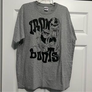 Vintage 2000 Original Iron Boots Band Shirt Size XL